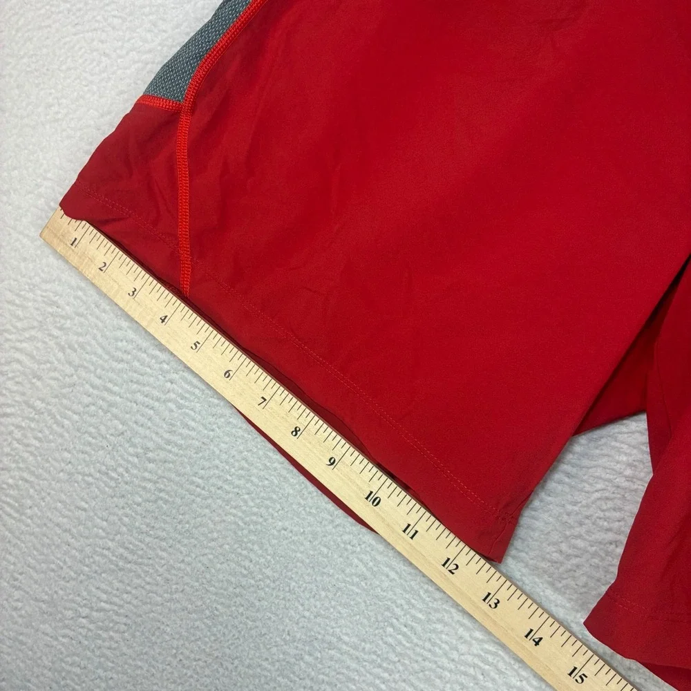 The North Face Voltage Shorts Men XL Red FlashDry Hiking Running Stretch Unlined